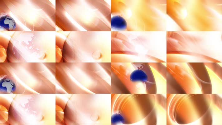 8款地球科技新闻柔光背景