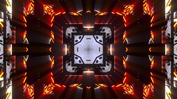 10款橙色金属风格vj