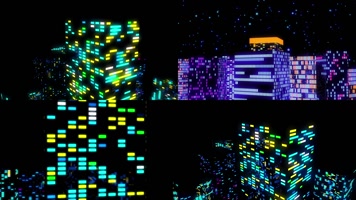 resolume建筑音频素材5段