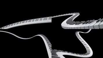 4K唯美钢琴琴键通道8款