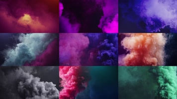 唯美彩色水墨烟雾合集12款