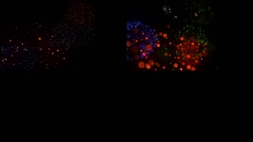 5款绚丽节日烟花背景