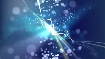 粒子光斑线条蓝色背景