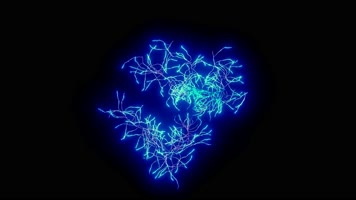 4K全息投影光影天使艺术宣传片