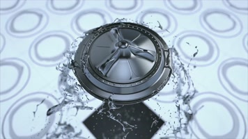 4K不锈钢全自动滚筒洗衣机