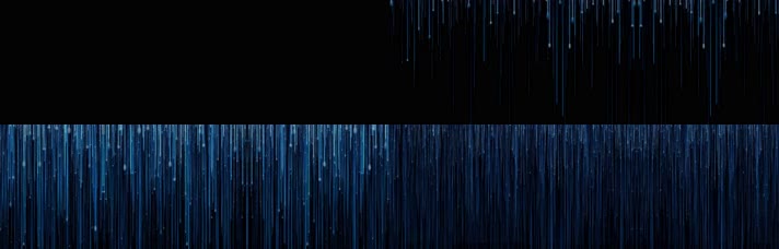 4K全息蓝色粒子雨