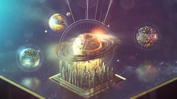 科技星球意境空间生命之树广告创意