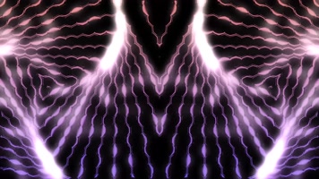 4K光影镜像线条波纹vj视频