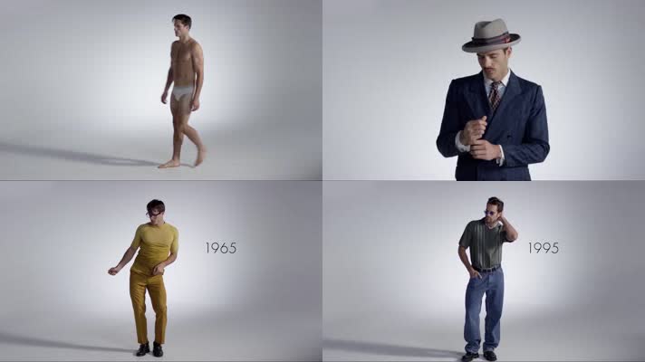 100年时尚男装发展历史