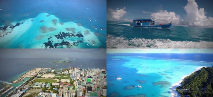 4K印度洋马尔代夫旅游风光宣传片