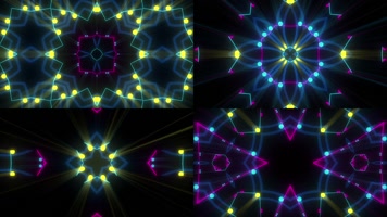 5组华丽时尚光效动感灯光闪烁背景