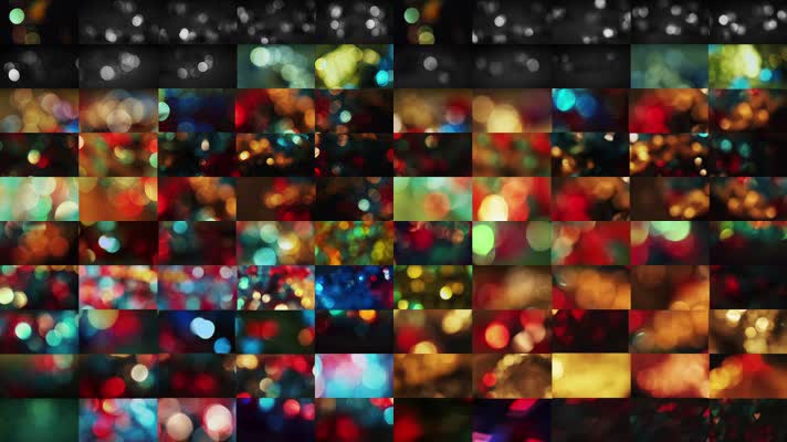 2K光斑炫光100组合成叠加