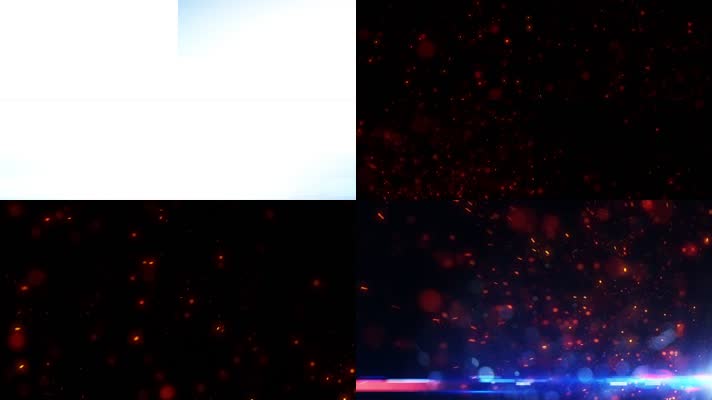 5组年会火花四溅光线粒子背景