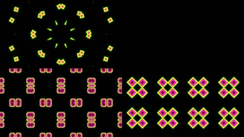 10组节奏色块强劲变换万花筒