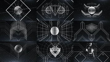 33款黑白几何线条合集