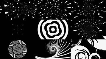 30组黑白几何图案