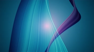 4K唯美梦幻清新丝带飘带