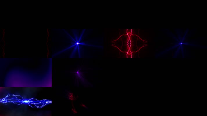 10款极品转场过度爆闪线条