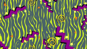 6组原版漫画风格几何节奏