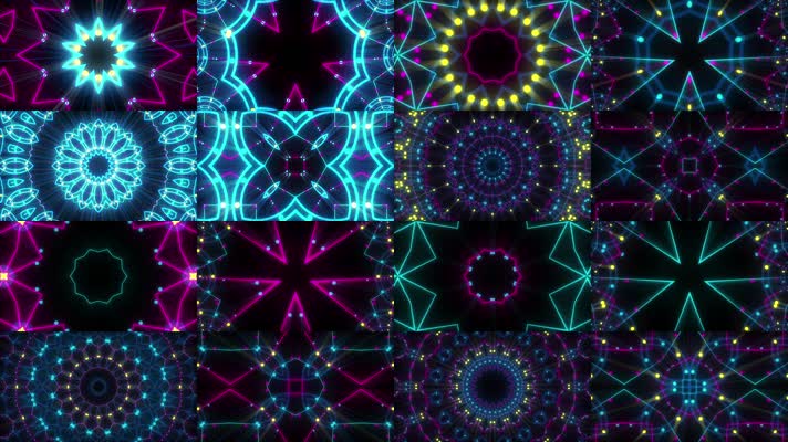 4款动感时尚变幻视觉冲击LED夜场派对 