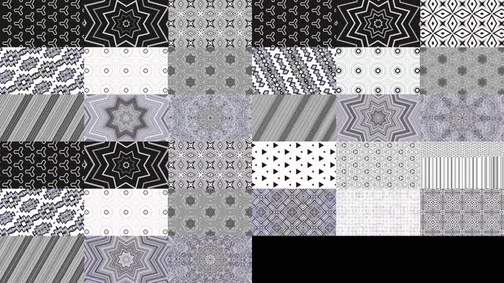 15组原版快闪黑白线条节奏合集