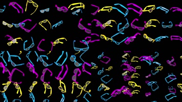 5组激情夏日眼镜VJ带通道循环