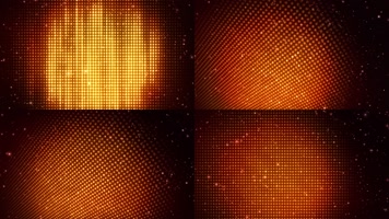 4组怀旧金色光点动态背景