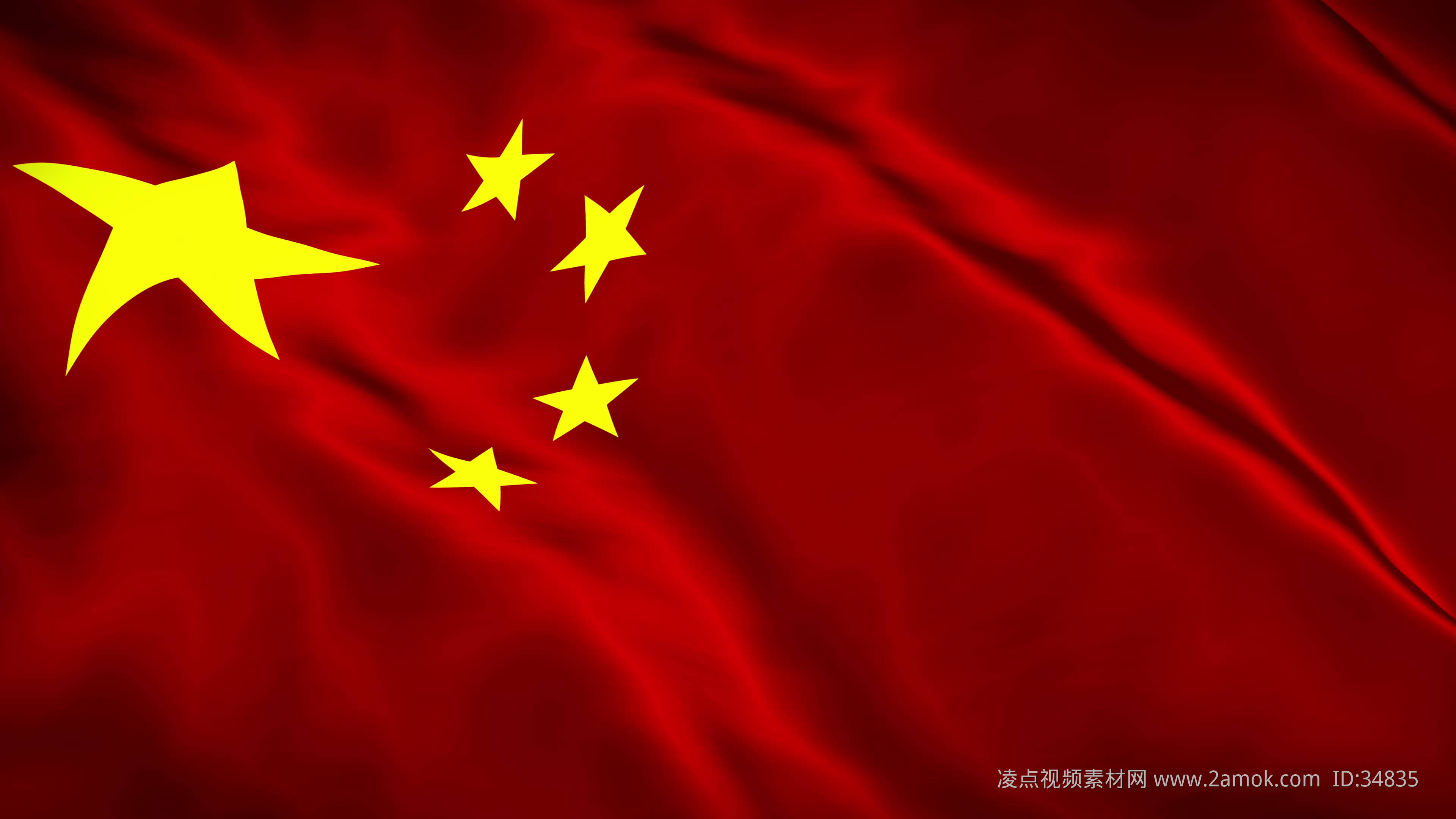 唯美中国国旗壁纸_图片素材