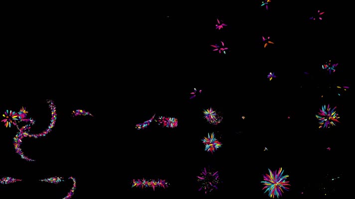 22组绚丽彩色流体带通道