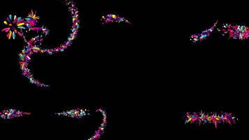 22组绚丽彩色流体带通道