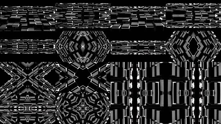 10组原版立体方块节奏vj合集