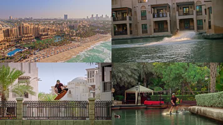 迪拜旅游度假冲浪精彩刺激生活