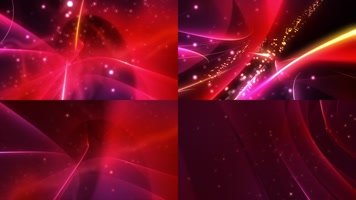 4组唯美红色粒子背景