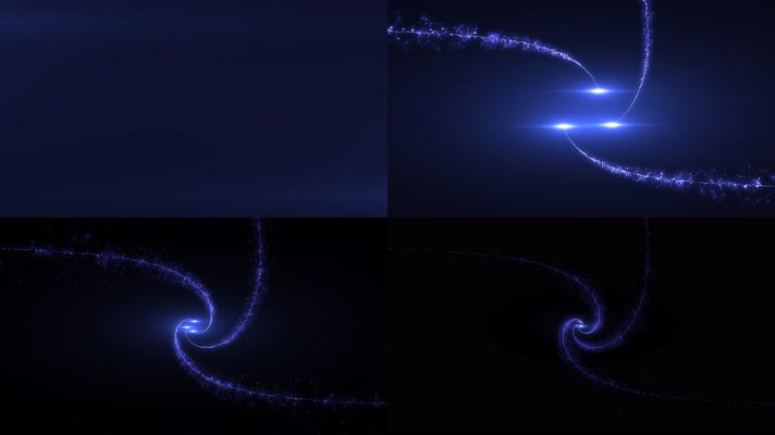 4K旋转光线跑光带通道