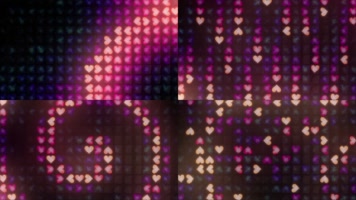 12组同系列心形led灯光合集