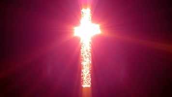 金光闪闪的十字架