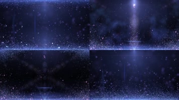 4组深蓝色粒子背景