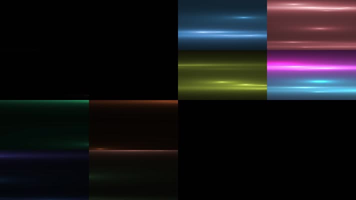 11组耀斑光效灯光转场合集通道