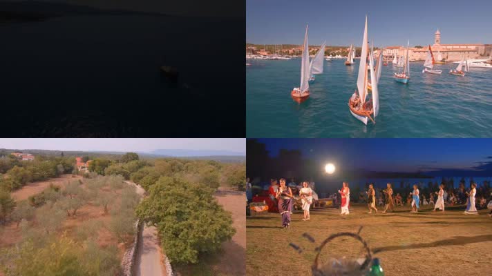 克罗地亚克尔克岛人文风光旅游宣传片
