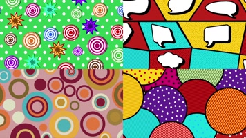 13组涂鸦漫画背景