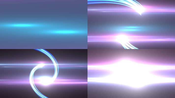 4K光效光线旋转光点通道