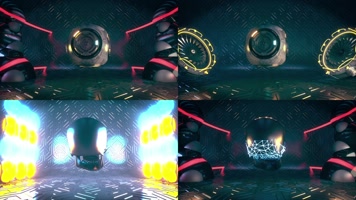 9组机械空间万圣节光影vj