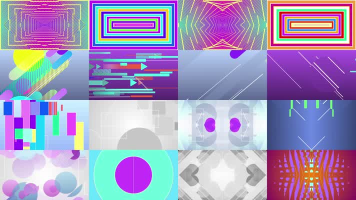 12段时尚绚丽韩国节奏VJ合集