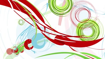 3组时尚凌乱线条背景