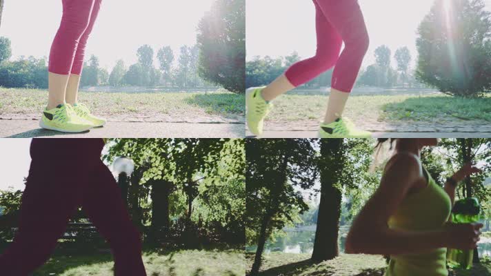 女子跑步锻炼身体