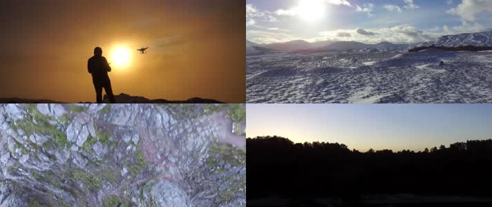 4K欧洲西部苏格兰大自然风光旅游宣传片