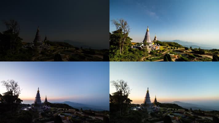 4K泰国清迈寺庙