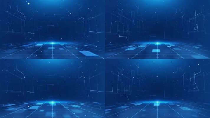 科技线条空间背景循环