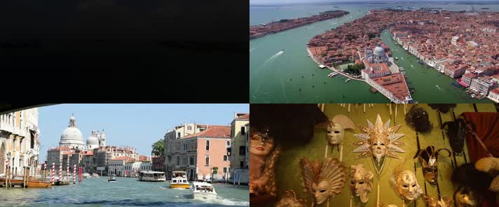 4K航拍意大利威尼斯旅游风光
