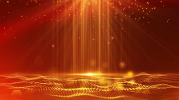 金色年会舞台背景循环